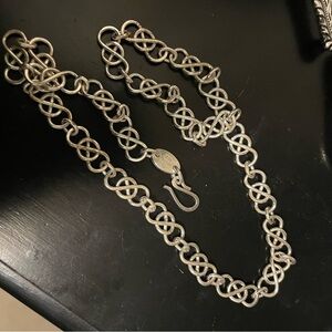 Elegant Silver Chain Necklace 925
